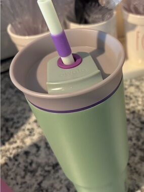 Owala Mint Green & Lavender Insulated Straw Tumbler